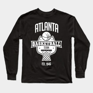 Atlanta Hawks Georgia Basketball TeamAtlanta Hawks Long Sleeve T-Shirt